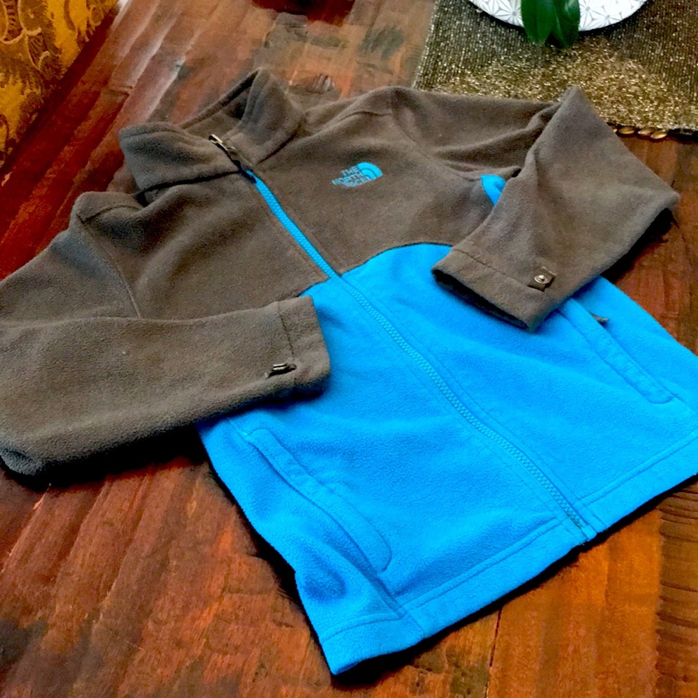 Boys NorthFace Zip Up Fleece